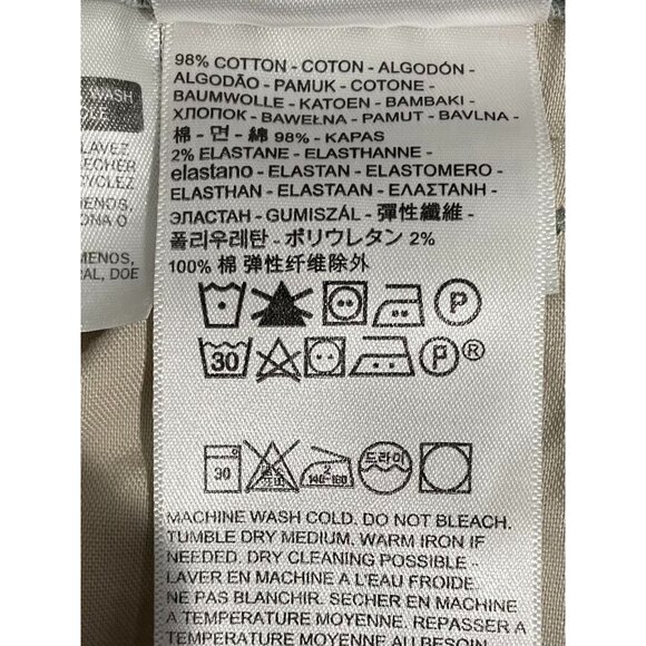 Levis XX Chino Standard Taper Pants Sage Green Mens 34W/32L 98% Cotton - Picture 10 of 14